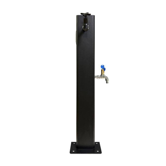 Quick-Disassembly Pillar Faucet - Black