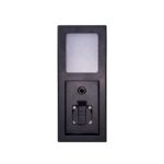 outdoor wall lamp with outlet