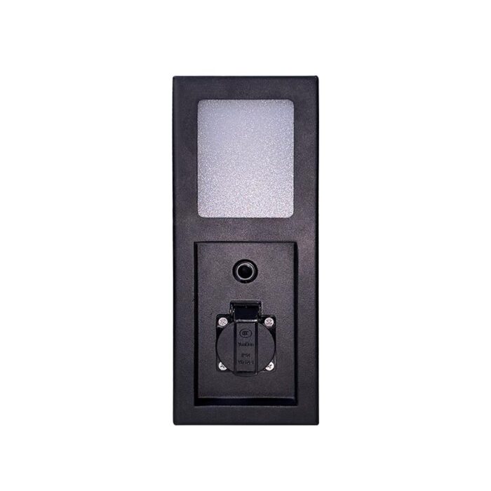 outdoor wall lamp with outlet