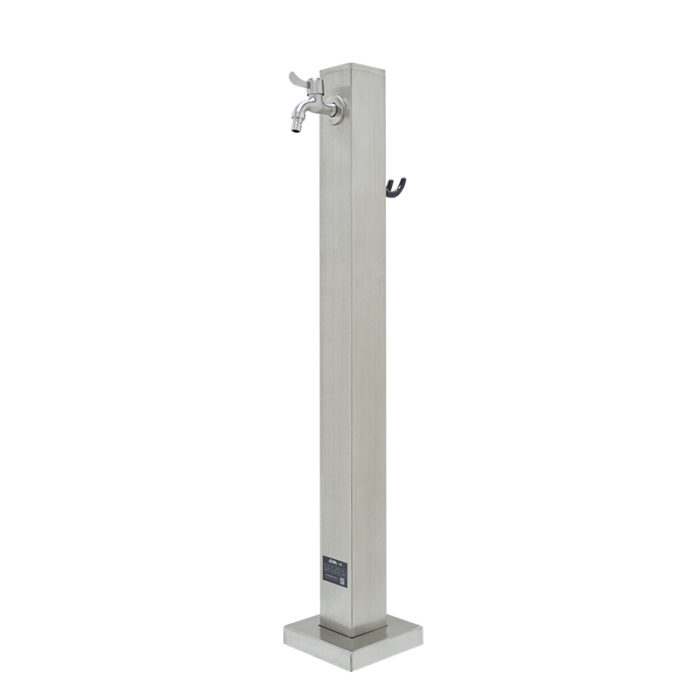 Freestanding Square Water Column - Stainless steel