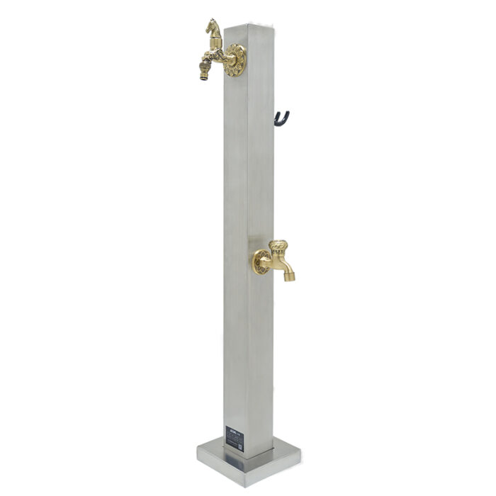 Garden Square Water Tap - Stainless steel