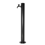 Garden Water Tap 95cm Black