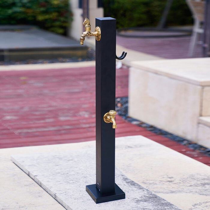 Outdoor Dual Outlet Water Post