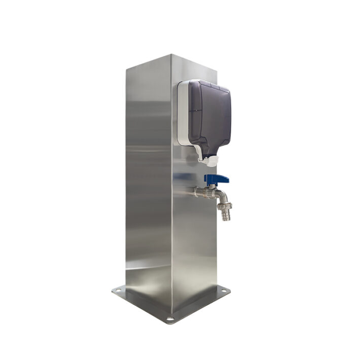 Outdoor Power Pedestal with Water